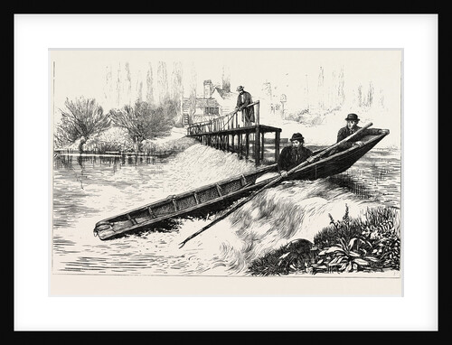 Shooting a Weir, a Sketch on the Thames above Richmond by Anonymous