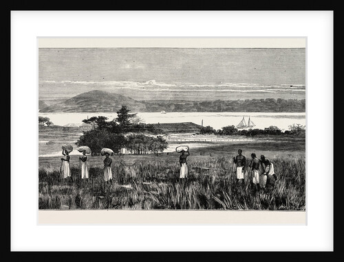 An English Trading Settlement at Emboma, Congo River, Coast of Africa by Anonymous