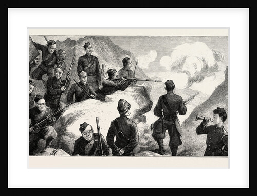 Our Native Indian Troops, Out Skirmishing with the Goorkhas at Almorah by Anonymous
