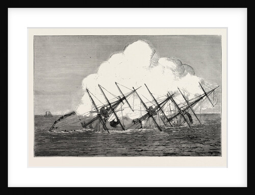 The Collision Between the German Ironclads in the Channel: The Last of the Grosser Kurfurst-Sketched by an Eye-Witness at Folkestone by Anonymous