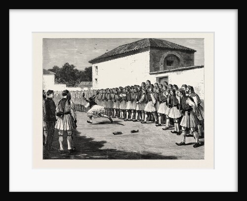 Our Artist with the Greeks: Sports in the Barracks, Athens, Greece by Anonymous