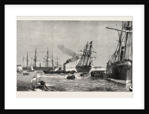 Arrival of the First Transport Ships at Port Said with Indian Troops on Board, Egypt by Anonymous