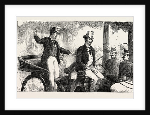 Victims of the Conscription Enjoying Their Last Moments of Freedom, the Paris Exhibition, France by Anonymous