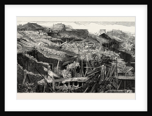 The Recent Tornado in China Part of the Native City, Canton, Guangzhou, after the Disaster by Anonymous