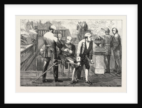 The Berlin Congress—Prince Gortchakoff Being Carried to the Congress Hall, Germany by Anonymous