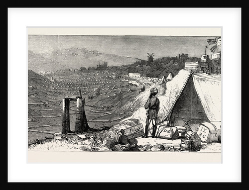 Our Indian Contingent at Malta: Camp of Indian Artillery and Cavalry at San Antonio by Anonymous