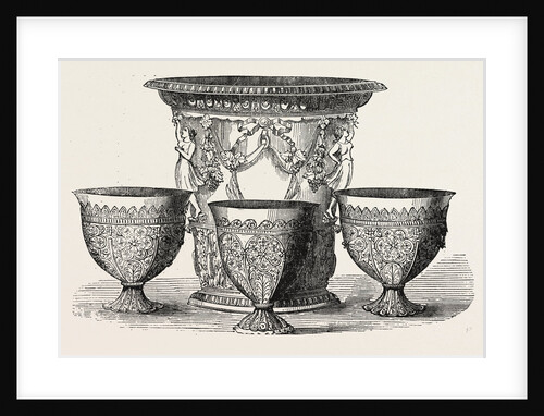Silver Copa and Zarves Presented to Lady Nurses at Smyrna, Turkey, 1856 by Anonymous