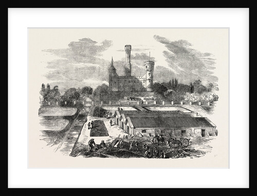 The New River Works, Stoke Newington: The Engine House and Reservoirs, London, 1856 by Anonymous