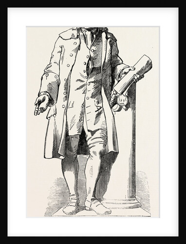 Statue of Captain Coram at the Foundling Hospital, London, 1856 by Anonymous