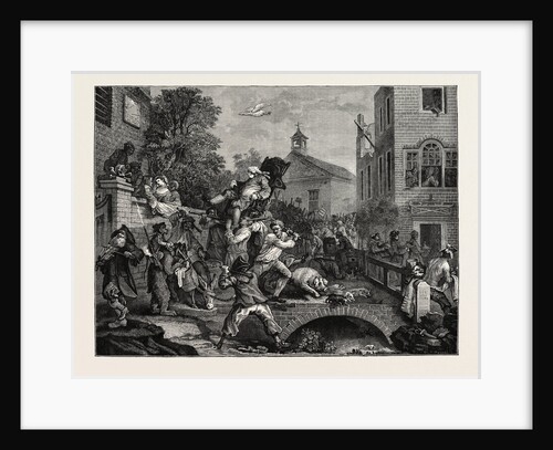 A Parliamentary Election the Eighteenth Century: Chairing a Member by Anonymous