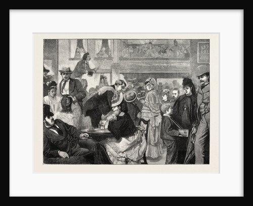 At a Music Hall in London, UK, 1873 by Anonymous