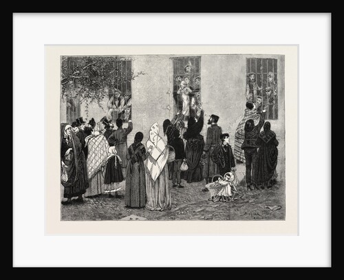 The Civil War in Spain: Visiting Carlist Prisoners in the Military Prison of San Francisco, 1873 by Anonymous
