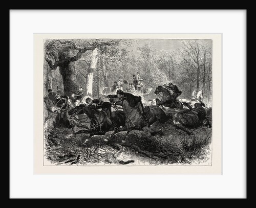 Rallie-Papier a Paper Chase on Horseback in France, 1873 by Anonymous