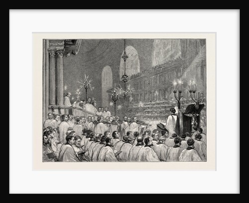 Bach's Passion Music at St. Paul's Cathedral, London, 1873 by Anonymous