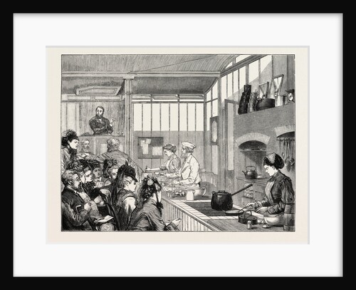 School of Cookery at the International Exhibition, Vienna, Austria, 1873 by Anonymous