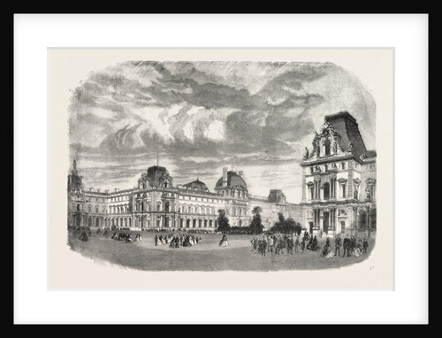 New Court of the Louvre, Paris, France, 1856 by Anonymous