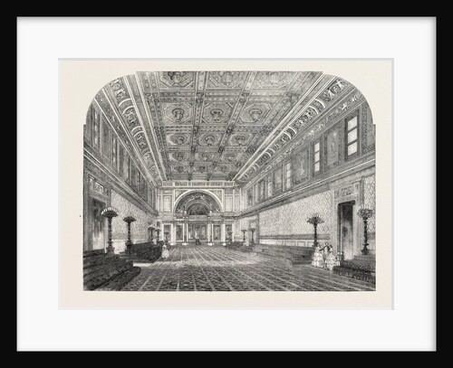 The New State Ballroom, Buckingham Palace, London, 1856 by Anonymous