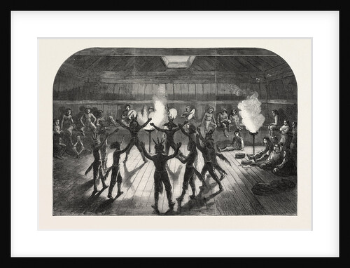 Indian Dance at Unalachleet, Norton Sound, Alaska, 1868 by Anonymous