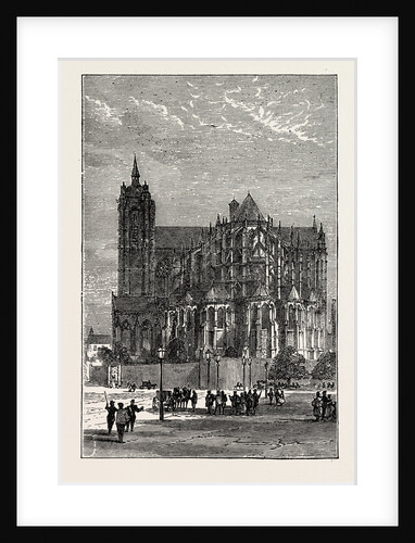 The Cathedral, Le Mans, France, 1871 by Anonymous