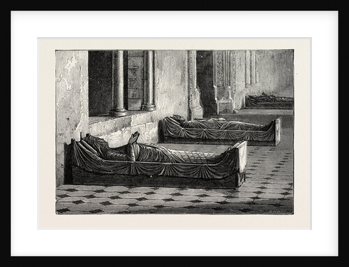 The Royal Tombs, Fontevrault, France, 1871 by Anonymous