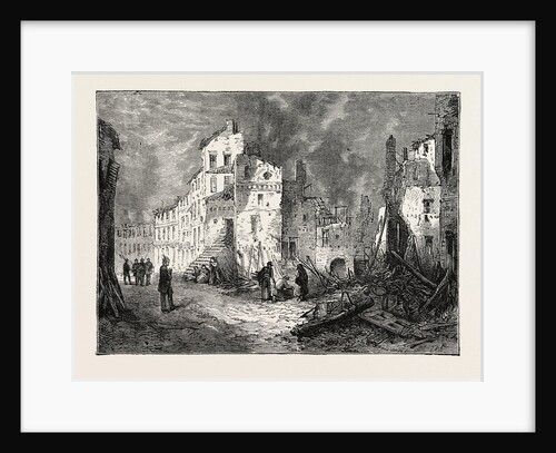 The Ruins of Thionville, after the Bombardment by the Prussians, France, 1871 by Anonymous