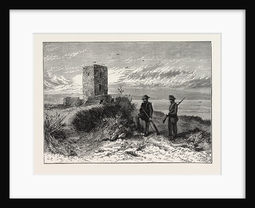Moorish Tower at Gibraltar: Station of the Eclipse Expedition, 1871 by Anonymous