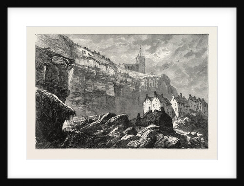 The Landslip at Whitby, UK, 1871 by Anonymous
