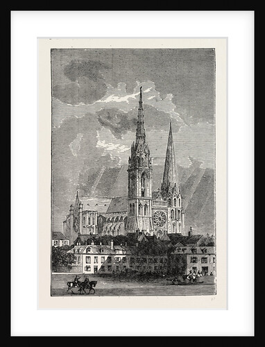 Chartres Cathedral, France, 1871 by Anonymous