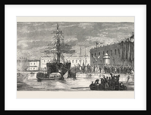 Landing of the King of Spain at Carthagena, 1871 by Anonymous