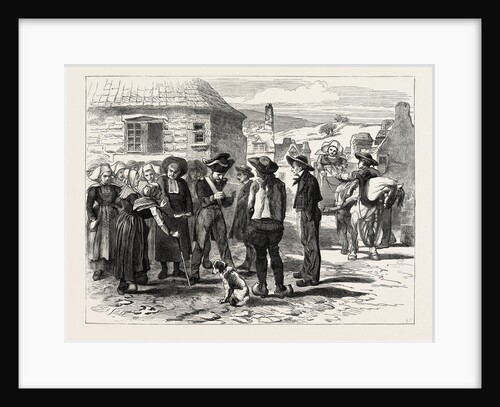 The At Pontaven, Brittany, News of the Armistice, France, 1871 by Anonymous