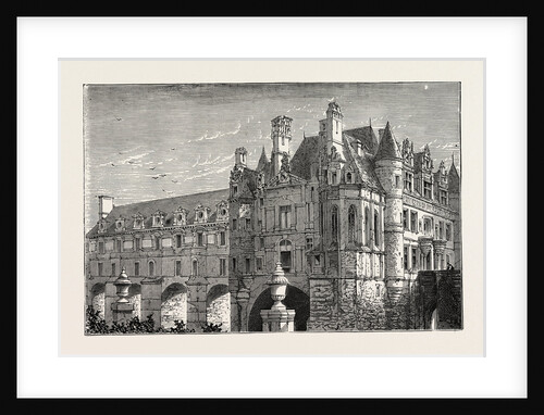 Chenonceaux, Chateau De Chenonceau, France, 1871 by Anonymous