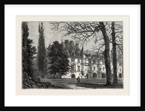 Chenonceaux, Chateau De Chenonceau, France, 1871, Garden Front by Anonymous
