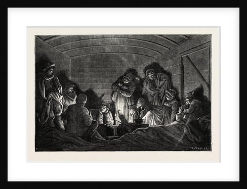The In the Railway Carriage, France, 1871 by Anonymous