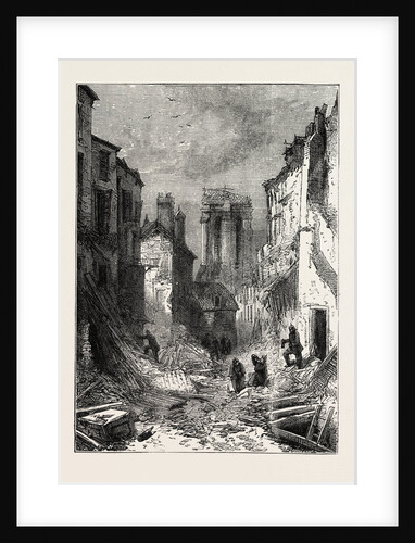 The The Rue Royale, St. Cloud, France, 1871 by Anonymous