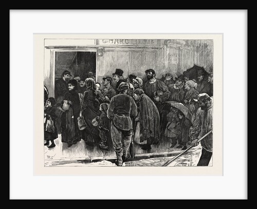 A Queue in Paris, France, 1871 by Anonymous