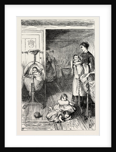 The Creche, or Baby's Home, in Stepney, London, 1871: The Nursery by Anonymous