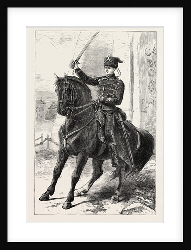 The The First German in Paris, France, 1871 by Anonymous