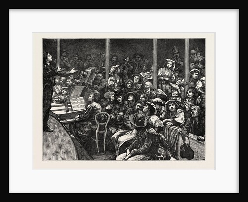 At a Concert Given to the Poor Italians in London, UK, 1871 by Anonymous