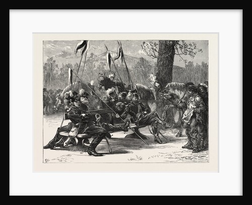 The The Irrepressible Uhlan in Paris, France, 1871 by Anonymous