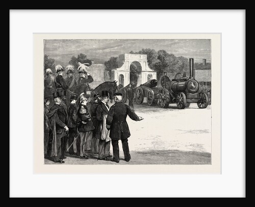 The War of the Future: Steam Sappers Marching Past at Chatham, UK, 1878 by Anonymous