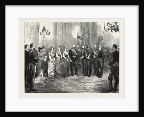 The Betrothal of the King of Spain: The King's Envoy Formally Asking the Duke of Montpensier for the Hand of the Infanta Mercedes, 1878 by Anonymous