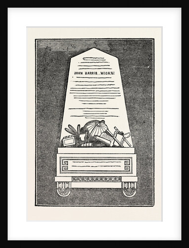 Monument To John Harris Wicks, in Egham Church by Anonymous