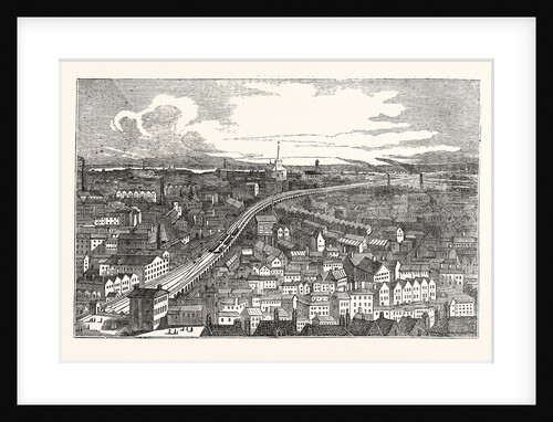 Bird's Eye View of the London and Greenwich Railway by Anonymous