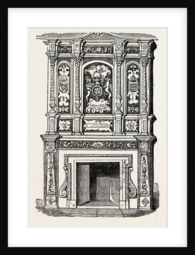 Chimney Piece in Queen Elizabeth's Palace, at Enfield by Anonymous