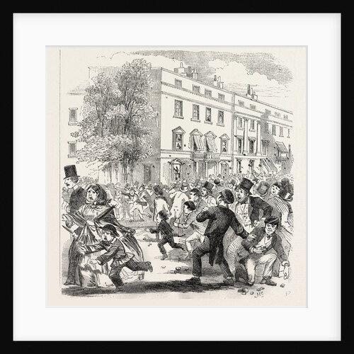 The Sunday Riots at Belgravia, London, 1855 by Anonymous