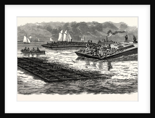 South Carolina: The South in 1880: Construction of Jetties for the Improvement of Charleston Harbor by Anonymous