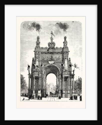 Belgium: The Memorial Arch of Triumph at Brussels by Anonymous