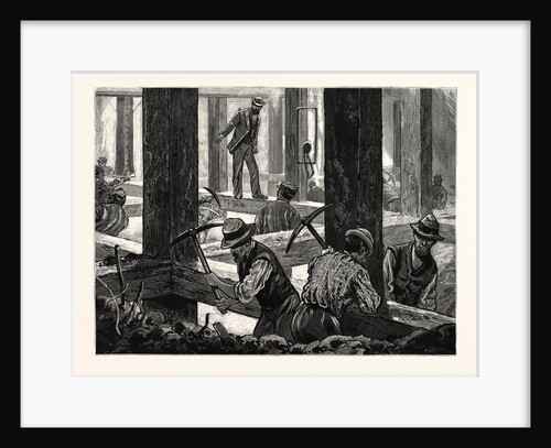New Jersey: The Late Hudson River Tunnel Disaster at Jersey City, Searching for the Bodies of the Victims by Anonymous