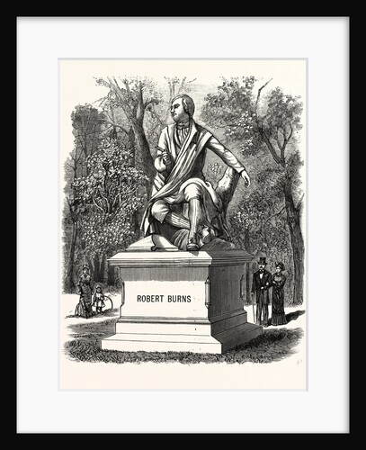 New York: Bronze Statue of Robert Burns, Unvailed in Central Park, October 2nd by Anonymous