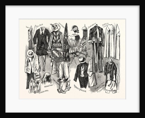 New York: Sketches from the Theatrical Wardrobe of the Late Charles Fechter. 1824 - 1879, Anglo - French Actor. by Anonymous